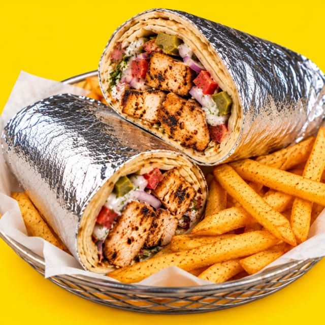 Chicken Kufta Sandwich.