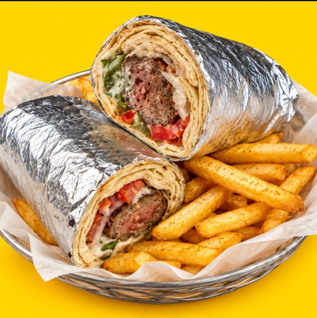 Lamb Kufta Sandwich.