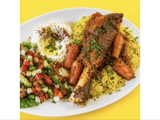 Lamb Shank Plate.