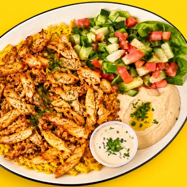 Chicken Shawarma Plate.