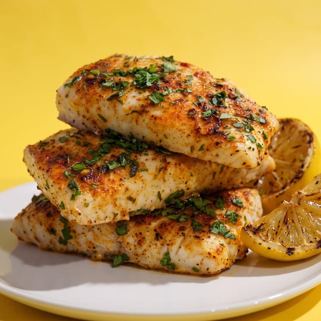 Grilled Mahi Mahi Steak (Cajun).